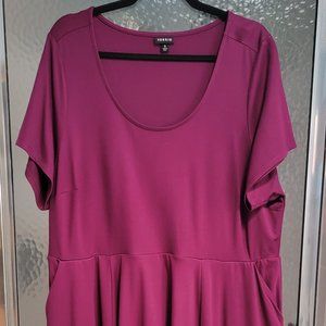 NWOT Purple Scoop Neck Ponte Dress Size 3